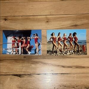 Set of Vintage Postcards of The Spice Girls as lifeguards - from the 1990s